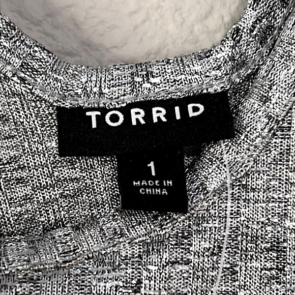 NWT Torrid Silver Shimmer Dress - Picture 5 of 11